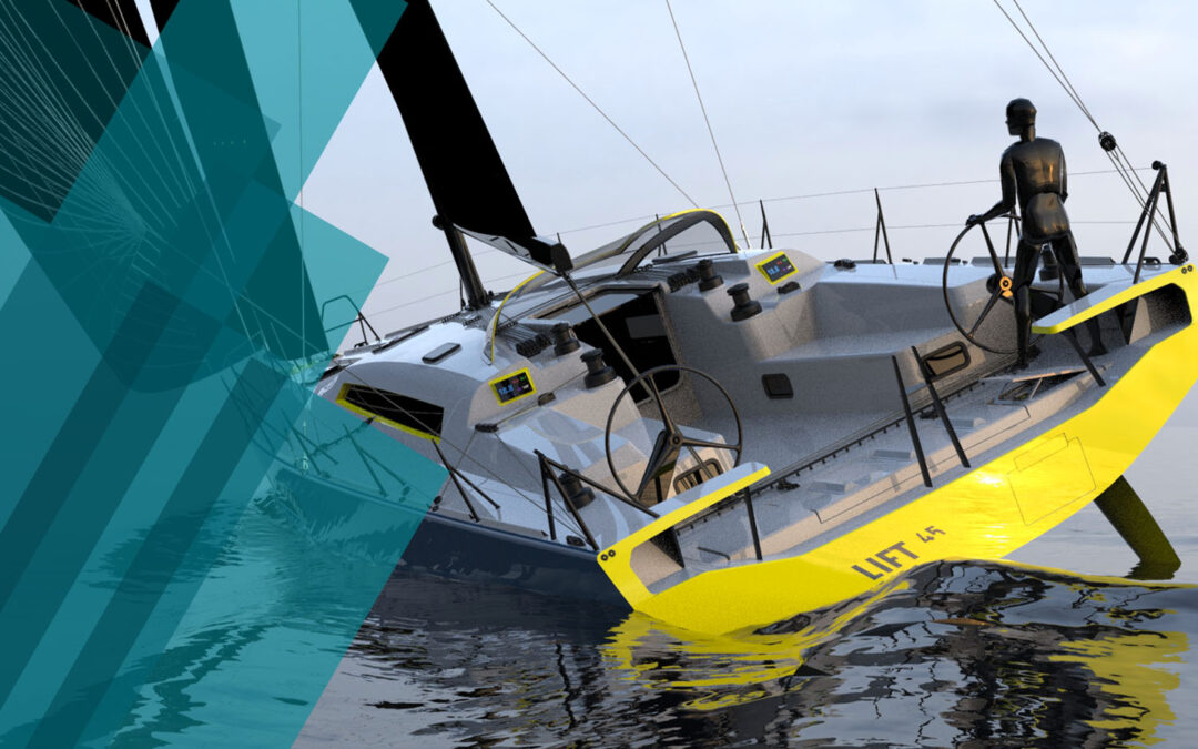 SR Structures Partners with Marc Lombard Yacht Design Group to Deliver Lift 45ft Yacht Infused with Gurit PRIME™ 37